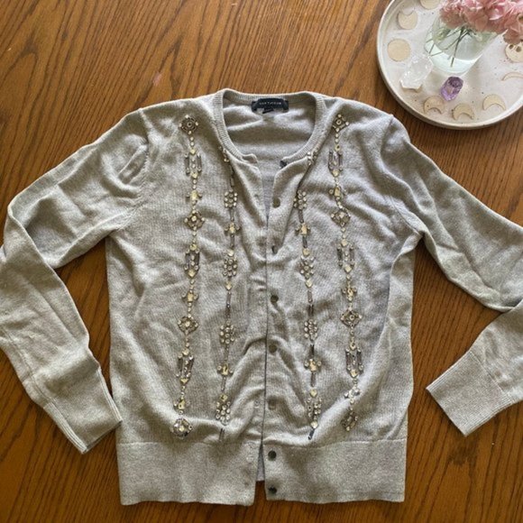 Grey Cardigan - Embellished - Picture 1 of 6